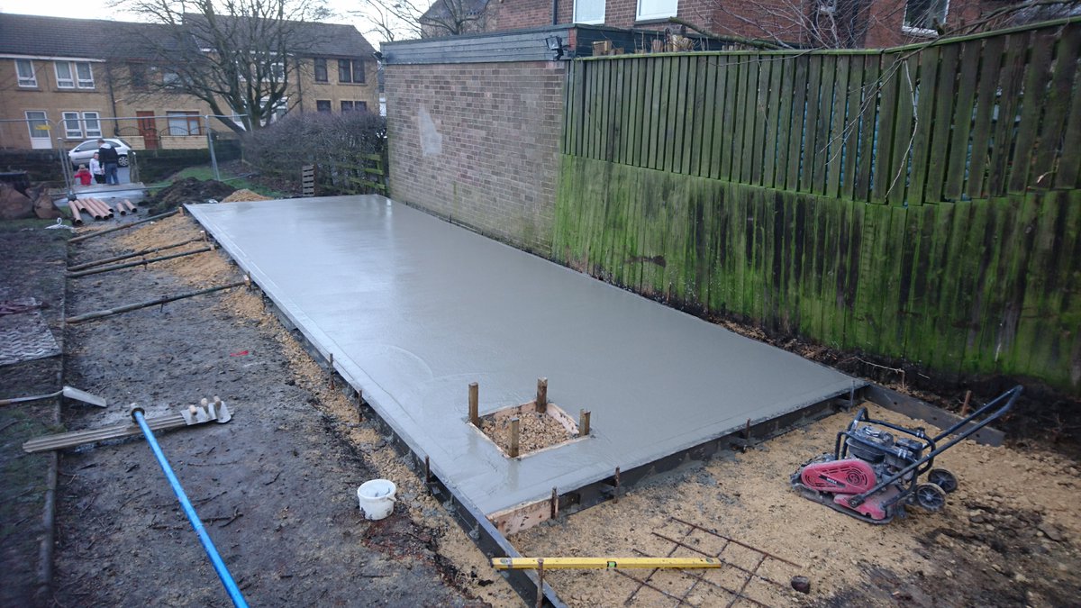 warmtheheartbd5's tweet photo. The base got concreted last week, but a casualty of the new heating system is the Hinton's "favourite tree" that had to be removed to make way. But we will replace it. Still sad, but exciting pipes are being laid this week, and inside works start. https://t.co/peNkOfB1rn