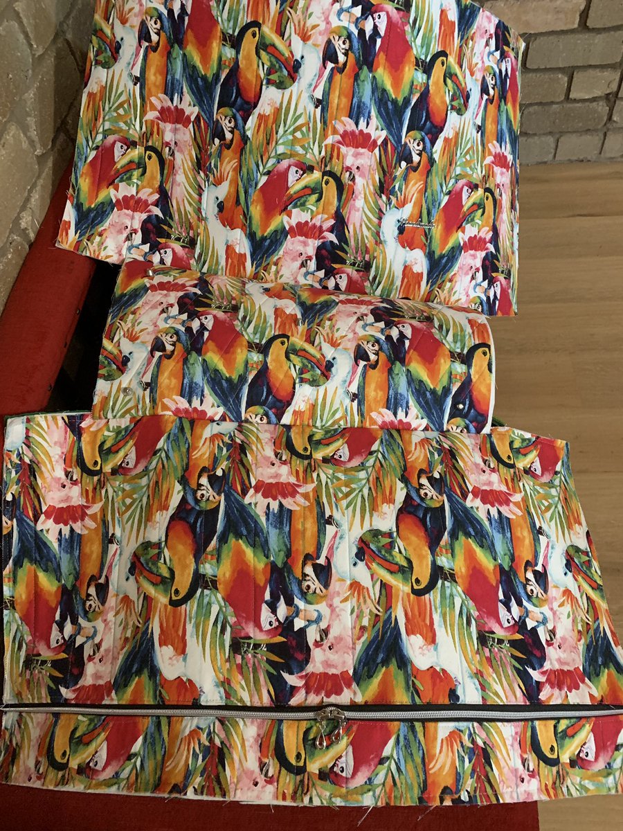 All going well this ‘baby’ (custom made overnight bag) will be finished later today