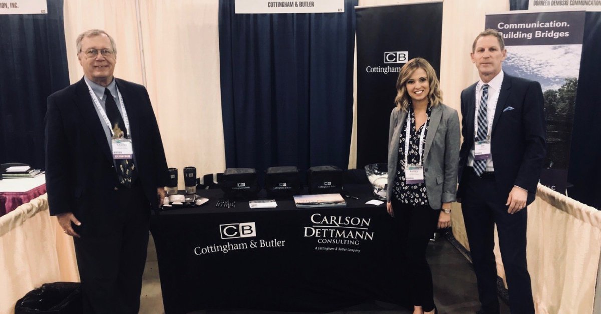 CB_Better's tweet photo. Members from our Madison, Wisconsin, office and our teammates from Carlson Dettmann Consulting attended the Wisconsin State Education Convention [@WASBWI] to meet with some great people and share the incredible results of our benefits program. #2019EdCon https://t.co/8CyCyzlEIZ