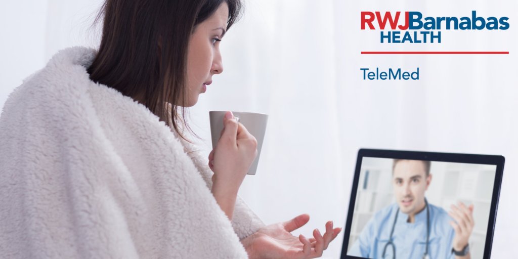Clara_Maass's tweet photo. Do the cold winter months have you feeling under the weather #RWJBHTelemed is here to meet you wherever you may be via phone, tablet or computer. Board certified physicians are available 24/7 to get you back on your feet.
#LetsBeHealthyTogether
https://t.co/KpyuzdjJUs https://t.co/RqYQD1zBQN