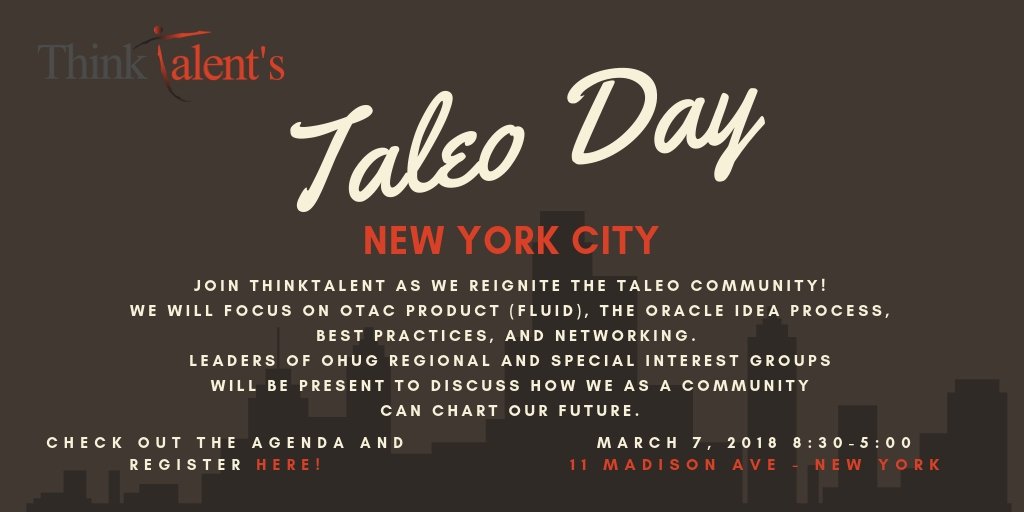Register here to join us at Taleo Day in New York! register.gotowebinar.com/register/56785…
