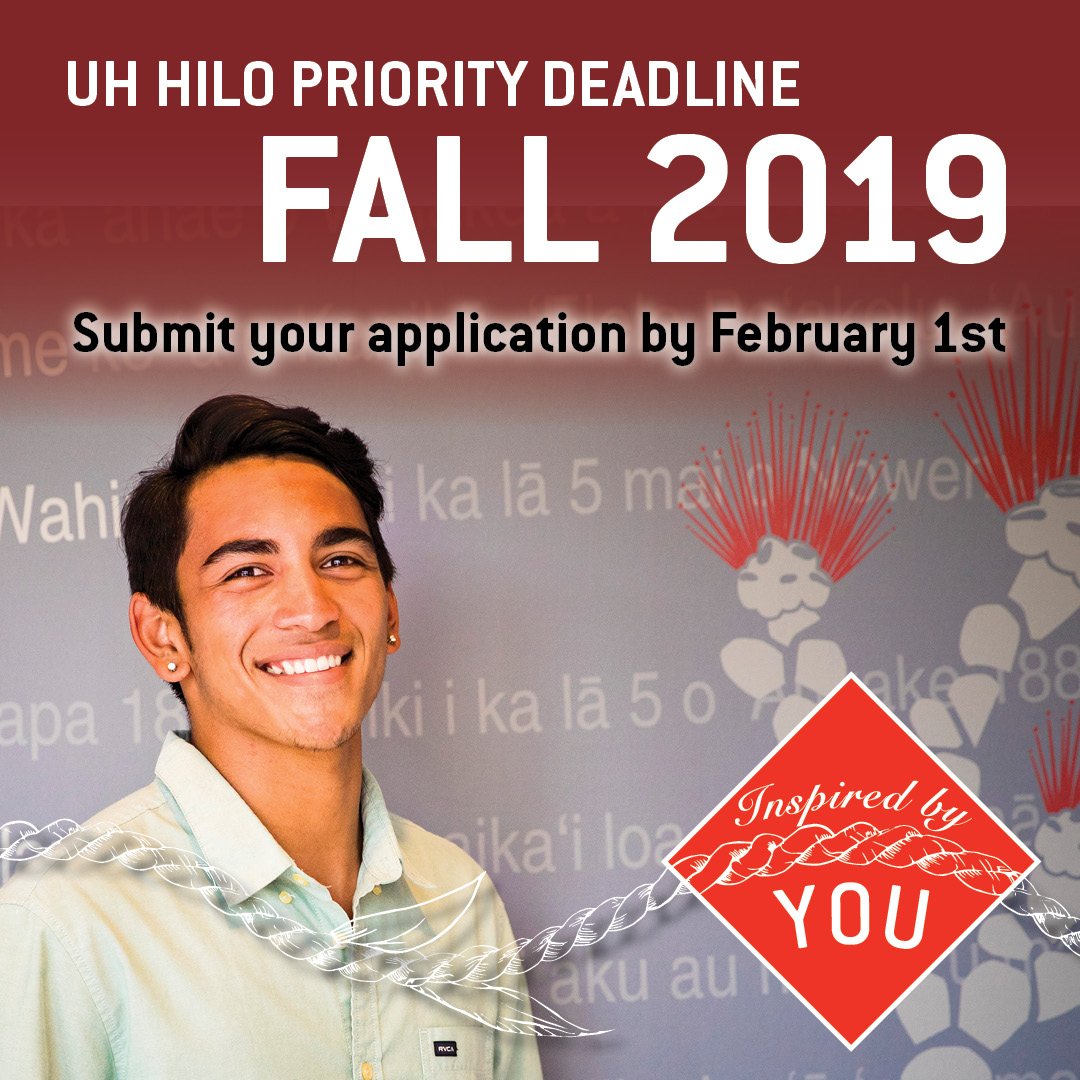 uhhiloadmission's tweet photo. Want to start classes in the Fall? Apply by THIS FRIDAY to meet our priority deadline! ✏️🗓

ps. The priority filing date for submitting your FAFSA is this Friday too! https://t.co/Nyv2Z08yRT