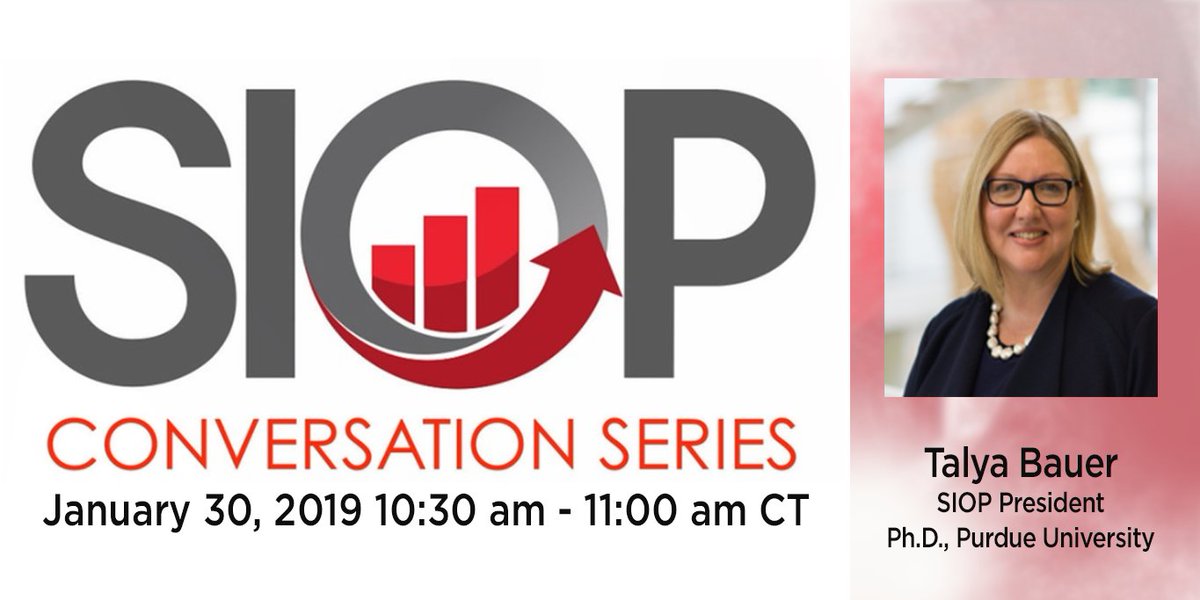 SIOPtweets's tweet photo. Have your morning coffee over a live conversation with #SIOP President, Dr. Talya Bauer. Discuss her background, work, and insights on #IOPsych: https://t.co/3FfE7zNAZw #TeamSIOP https://t.co/xdRmjXA72Q