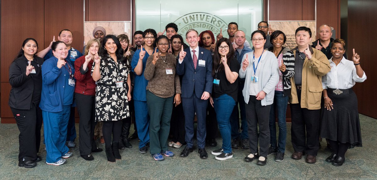 ppisters's tweet photo. This is what "One Year Later" looks like! Reunited today with @MDAndersonNews colleagues I met at new employee orientation. It was great to reconnect and learn about everyone’s first year and how they’re helping #endcancer through patient care, research, education and prevention. https://t.co/bUElbe7Pd5