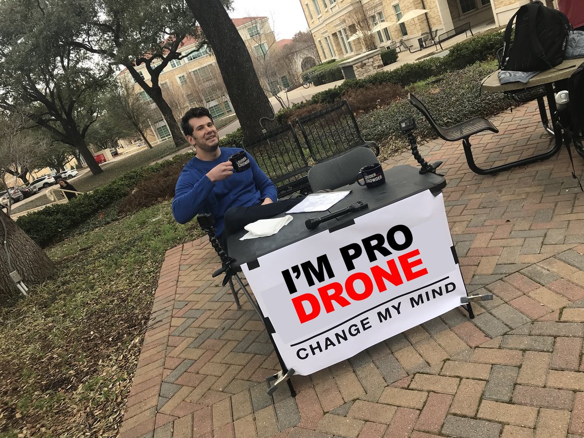 Hawk_Visuals's tweet photo. I'm pro Drone, change my mind.
#changemymind #drones https://t.co/cHhztoOIAS