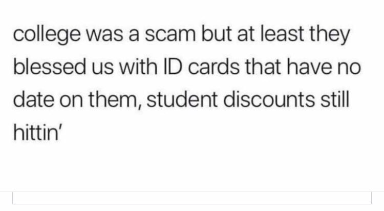 SCVbookexchange's tweet image. Gotta get that discount though 🤘🏼🤣