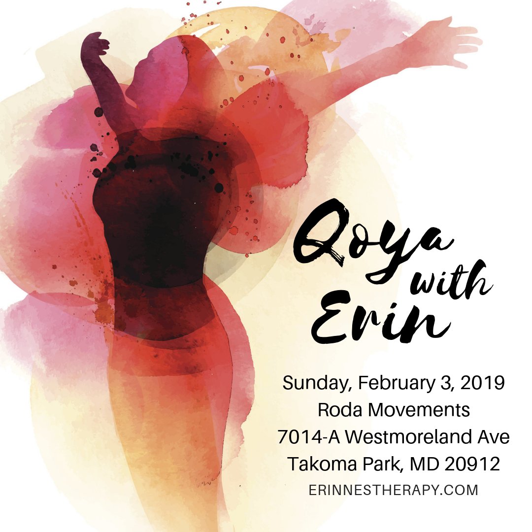 What if you could radically shift your relationship with your body? This Sunday, February 3 is my next Qoya class in Takoma Park at 10:30am.  Join us for this amazing 2-hour dance meditation class! Click the link in my bio to sign up today!  #qoyalove #meditation #bodypositive