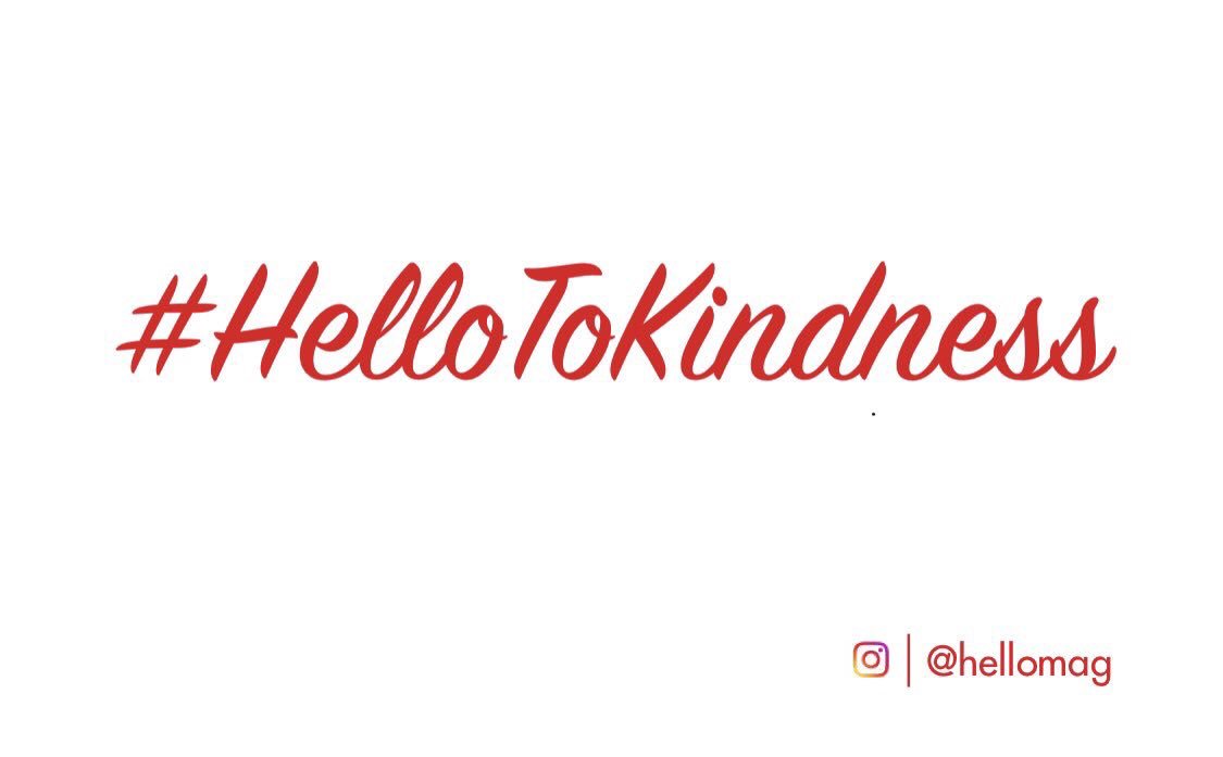 alexandramusic's tweet photo. I’m supporting the #HelloToKindness campaign @hellomag BE KIND!! If you haven’t got anything nice to say, then don’t say it at all. Instead spread some love 💕 Tell someone today - a friend, a colleague, your role model whoever it may be why they’re so important to you ... xx https://t.co/8TcdlEfyG9