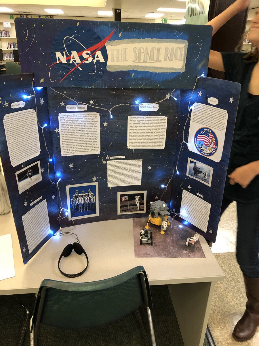 SBishopEDU's tweet photo. Students really went all out with their NHD projects. #proudteacher #nationalhistoryday @MrBillingslea @BCPS_SocialSci https://t.co/IGhkG9Bgl4