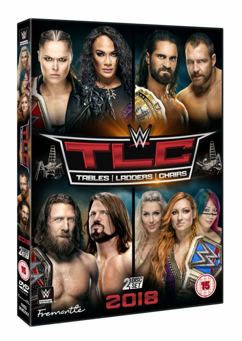 WWENetflixNews's tweet photo. FOLLOW &amp; RT for a chance to #WIN! We've got 2 copies of TLC 2018 on DVD to #giveaway! #Competition ends 4th Feb https://t.co/EbKNVkN9Af