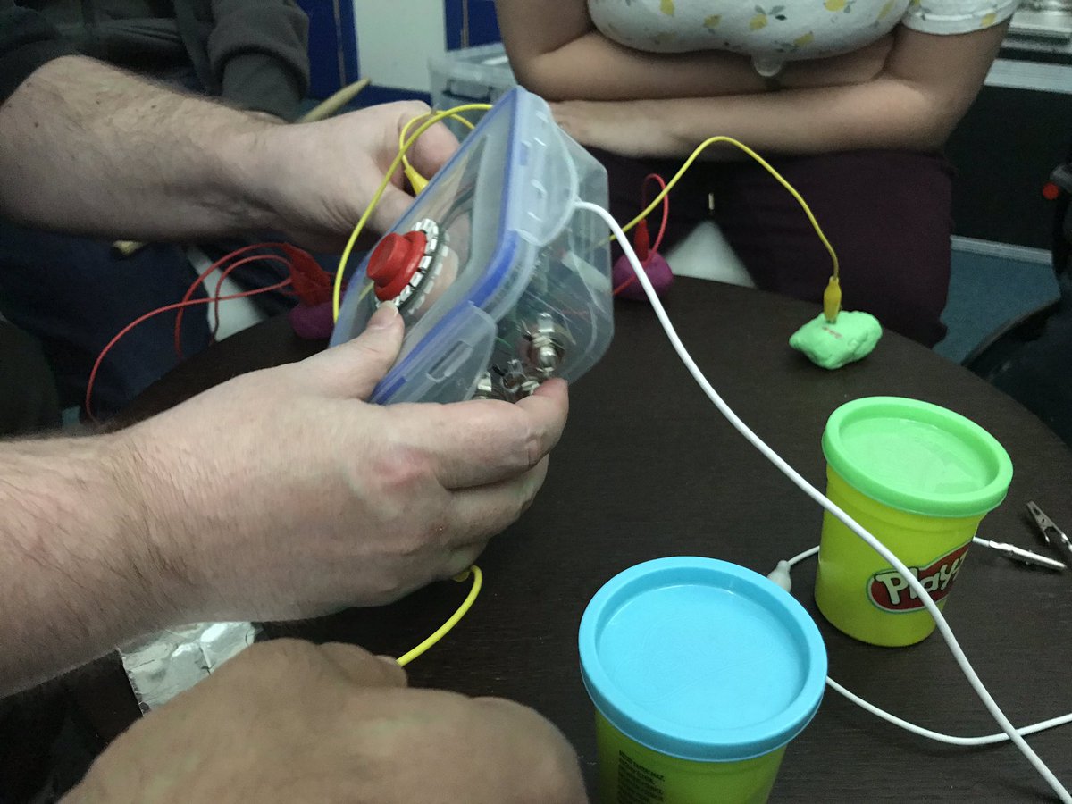 First testing session with some folks at touchbase <a href="/SenseScotland/">Sense Scotland</a> using the prototype flexi-lab. Jim and Aziz <a href="/Artronix/">Artronix</a> have done a great job so far creating an amazing bit of hardware combining contact mics and touch sensitive sensors. Big shout out to Jordan, Alan and Danielle!