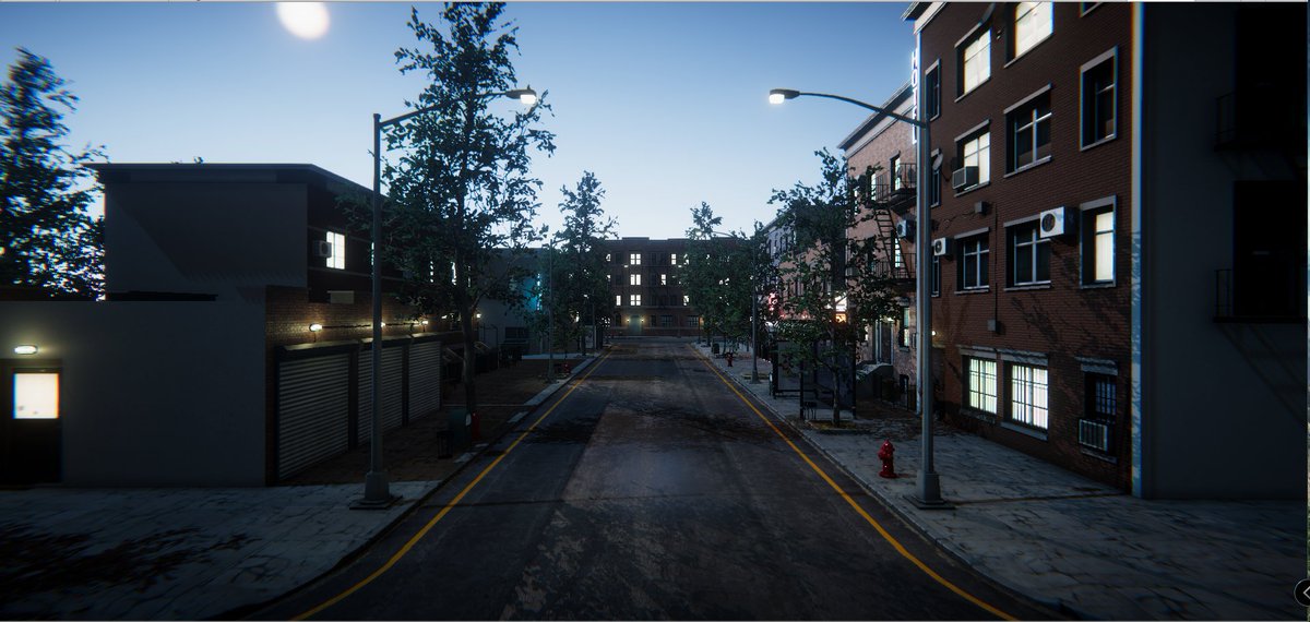 gorothsa's tweet image. petit test de ville sur different source de Lumiere