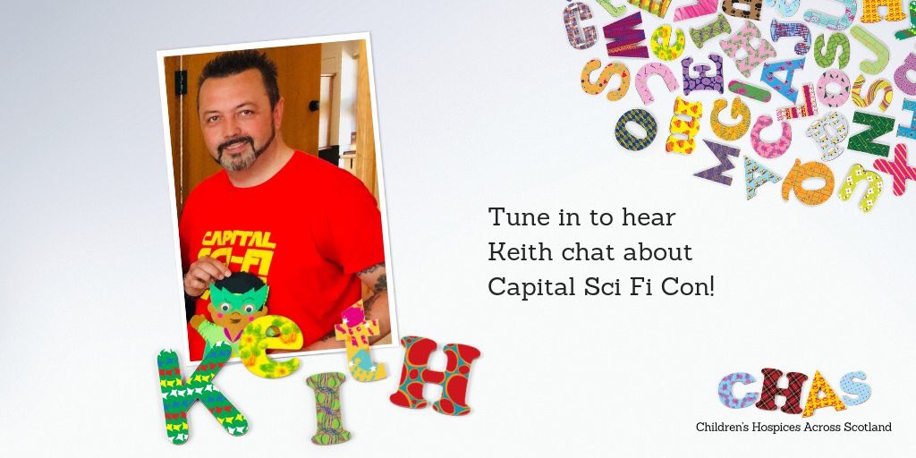 Capitalscificon's tweet photo. 👽 GET THE SCI FI SCOOP! 👽Keith @Capitalscificon will be live on air with @ThisIsSamRadio to chat about next month's event which is set to be our biggest convention ever! Tune in tomorrow at 1.45pm - https://t.co/BGtewiiNqt #samradio #capitalscificon #KeepTheJoyAlive https://t.co/TQDLLgeJST