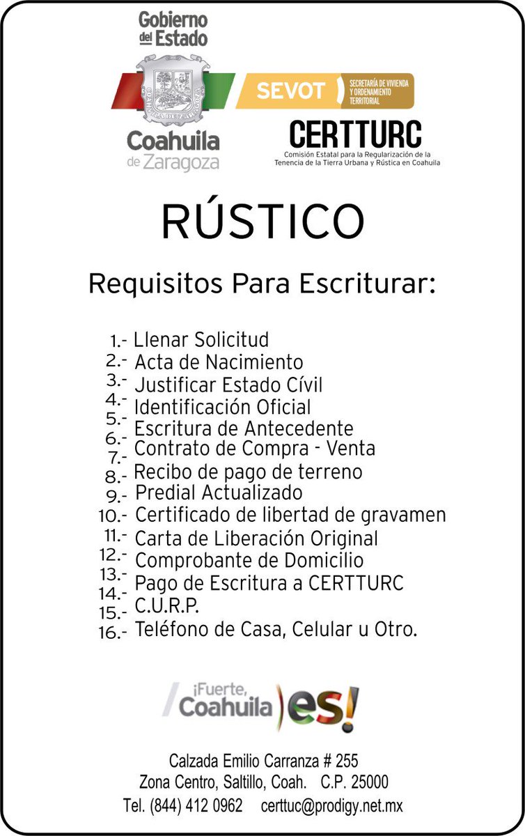 certturc's tweet photo. Requitos de los diferentes tramites que se realizan en la @certturc https://t.co/HlziGvBVWQ