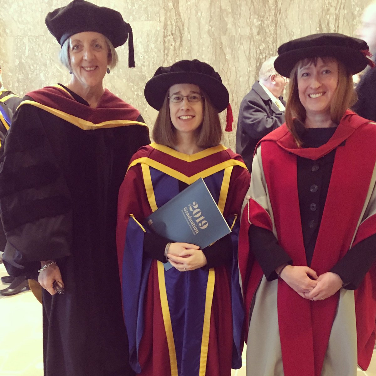 jparkerstarbuck's tweet photo. Congratulations to Dr @clairelread1 who graduated today from @RoehamptonUni Well done!! w/ @AnyaBeez https://t.co/eH7ZlNbLHL