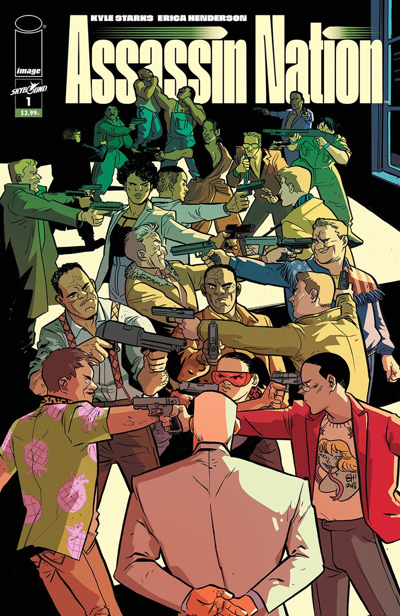 Skybound's tweet photo. The next stop on the #AssassinTour is a double header! Today over @PasteMagazine you can meet F*ck Tarkington and Meat Stick from ASSASSIN NATION!
https://t.co/qsEZJKEsbC https://t.co/L0RLLUHKPq