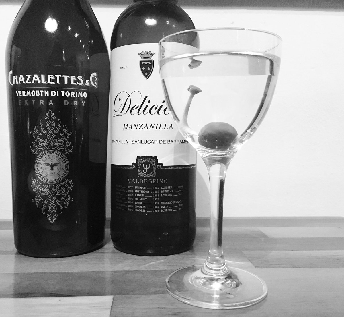 Trying out a cocktail for the new menu - a refreshing aperitif. The ‘Salty Palomino’ - <a href="/valdespinojerez/">valdespinosherry</a> Manzanilla, house made seaweed vodka, celery bitters and Chazalettes extra dry vermouth- coming to the drinks list soon!