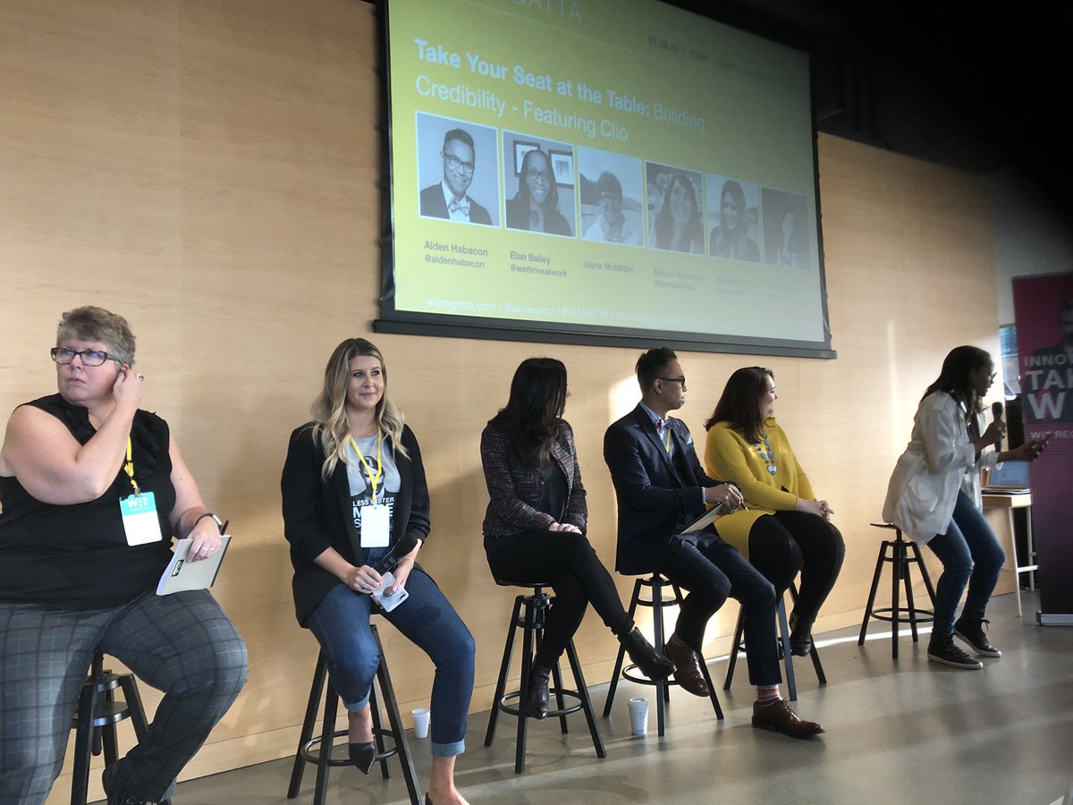 Listening, courage and vulnerability all key aspects to building credibility and taking a seat at the table #VANWIT19 #Relationshipsarethetruecurrecy