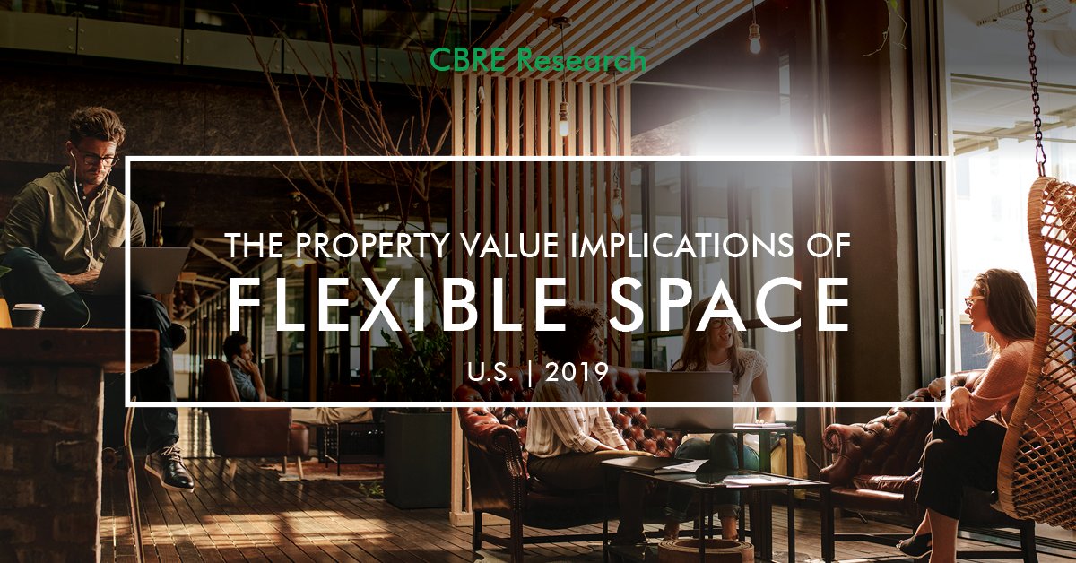 CBREAmericas's tweet image. CBRE expects the flexible space segment will continue to grow and mature. What do landlords need to know about the flexible space model? Find out in our new report. #AgileRE ow.ly/doMT50kn5Dl