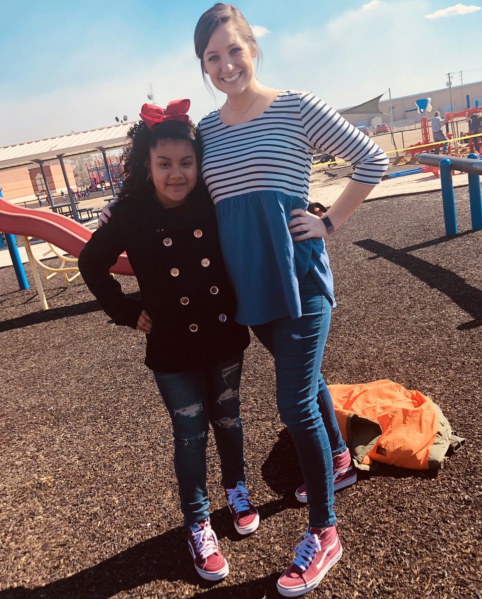 MsLybrand's tweet photo. When you show up matching shoes with this cutie! ❤️ https://t.co/Al6vm3lx01