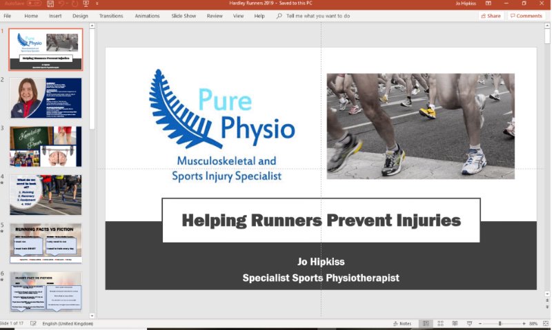 Looking forward to talking all things injury prevention for #runners this evening #physio <a href="/NFRunners/">NewForestRunners</a> @hardleyrunners