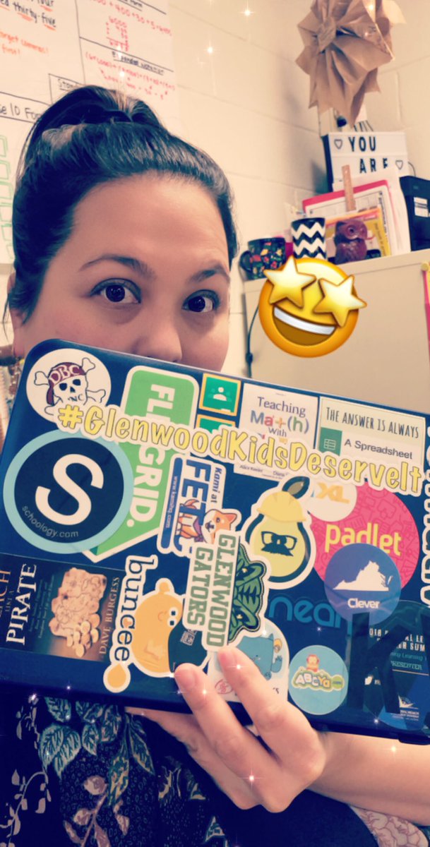 When your hashtag from a summer book study becomes an actual sticker! 😱 <a href="/davidbfrench/">david french</a> #GlenwoodKidsDeserveIt #KidsDeserveIt #vbits (even though it’s a little long <a href="/matthewcolohan/">Matthew Colohan</a>)