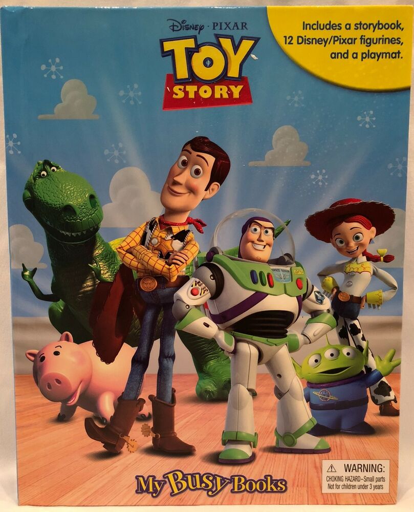 Toy Story (Complete w/ 12 Disney Pixar Figurines Playmat) *Scarce Blue Cover* rover.ebay.com/rover/1/711-53…