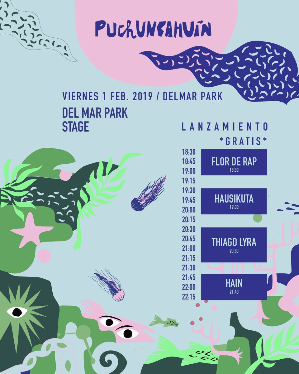 ¿Tienen listo su protector solar? 🏖☀️Este VIERNES 1 celebramos la vida, el baile y la conciencia con la naturaleza de nuestro entorno 🌈 nos acompañan en el lanzamiento•Flor de rap•Hausi Kuta•Thiago Lyra y #HAIN  en Del Mar Park a partir de la 18 hrs☀️ Para toda la familia ☀️