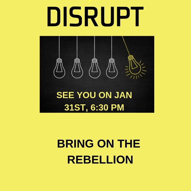 DisruptHRBLR's tweet photo. Last 5 tickets left!!!! https://t.co/Fd6OWkg8rv