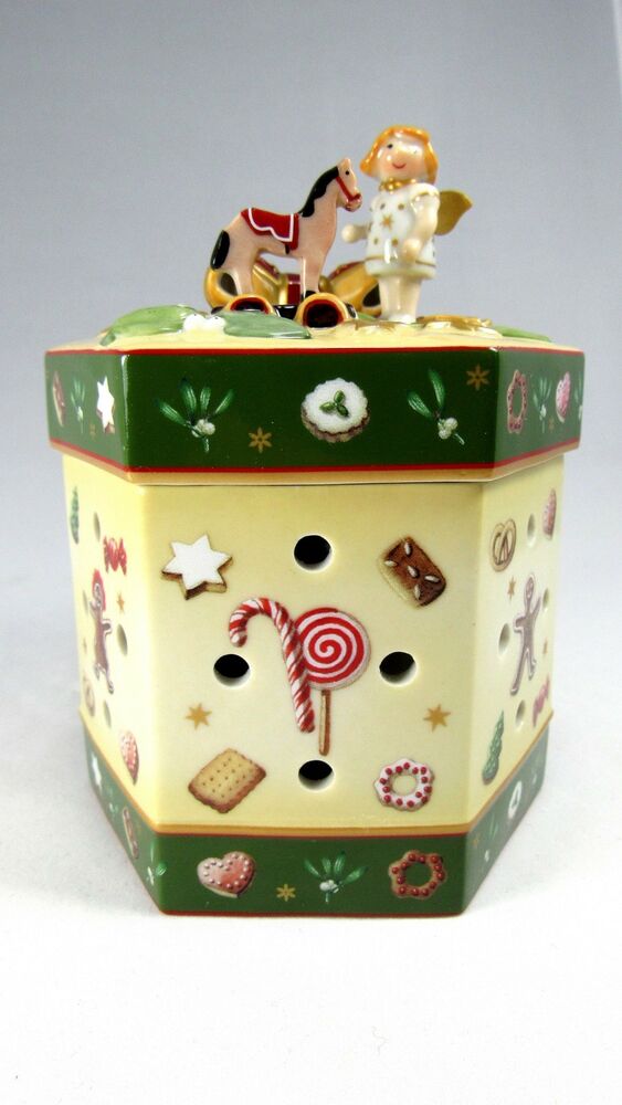 Villeroy &amp; Boch Christmas Angels Toys Candle 5 1/2" Porcelain Gift Box 1748 rover.ebay.com/rover/1/711-53…
