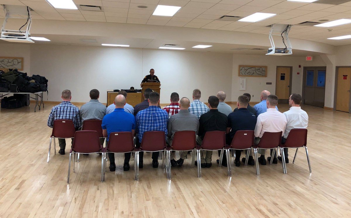 iowastatepatrol's tweet photo. From Camp Dodge - Johnston
Day 1 - Iowa Department of Public Safety's 42nd Basic Academy
Good Luck - Graduation April 5th https://t.co/tBcvzimxvY