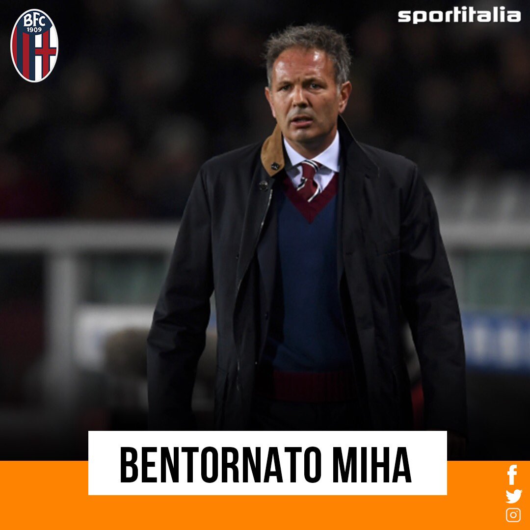 🖊| Ufficiale, Sinisa #Mihajlovic è il nuovo allenatore del #Bologna!
🆘| Riuscirà il nuovo tecnico a risollevare in classifica i felsinei?
#sportitaliamercato