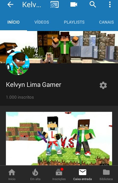 Finalmente cheguei a 1K 😆 mt obg aew pessoal , eu amo todos vcs