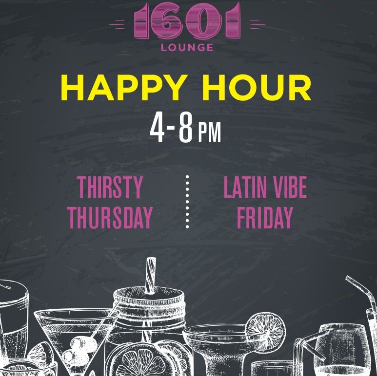 HiltonMiami's tweet photo. Double the #HappyHour - Double the fun! 🍹🍸 Join us twice a week for Happy Hour at #1601Lounge! 😎 #MiamiHappyHour #HappyHourInMiami #FoundInMiami #MiamiHotel #MiamiLounge #DowntownMiami #Miami https://t.co/Zff12mVpv1