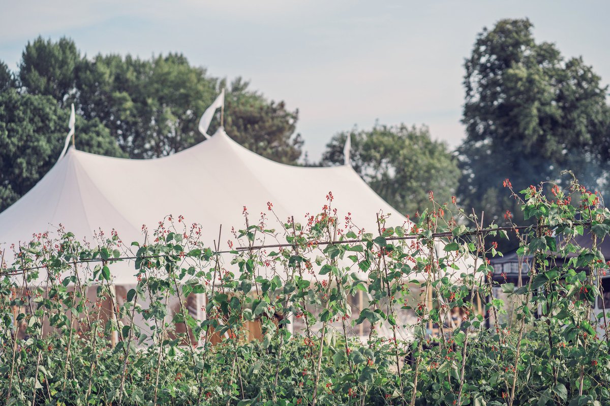 Today's sunnier weather has us dreaming of Louise &amp; Alex's beautiful Sperry Tent wedding at Elford Hall. ☀️ More beautiful images by Jessica Raphael Photography will be coming to the gallery very soon!