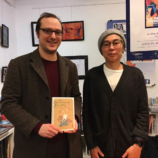 BecomixDatabase's tweet photo. Taiyo Matsumoto e il traduttore di #pingpong (nonché redattore del nostro #blog) a Bordeaux.
#taiyomatsumoto
#manga #becomix #vitadatraduttore #takemitsuzamurai https://t.co/ybdWIRlDAx
