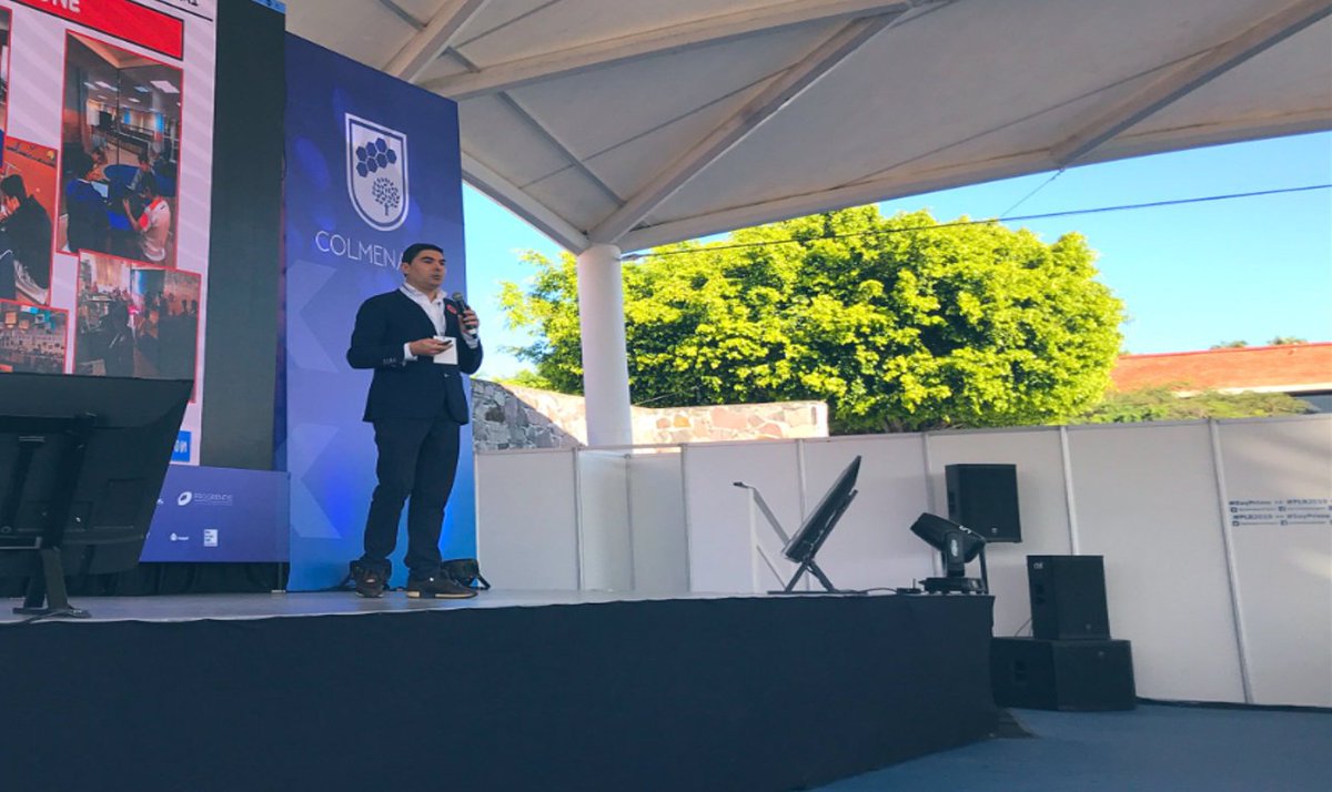 primelearningmx's tweet photo. Agradecemos a @oscarabellon las actividades que dirigió en el #PLB2019, donde nos compartió de su experiencia dirigiendo el Colegio @EscolapiosSoria 
#SoyPrime https://t.co/gbl9Do6xEW