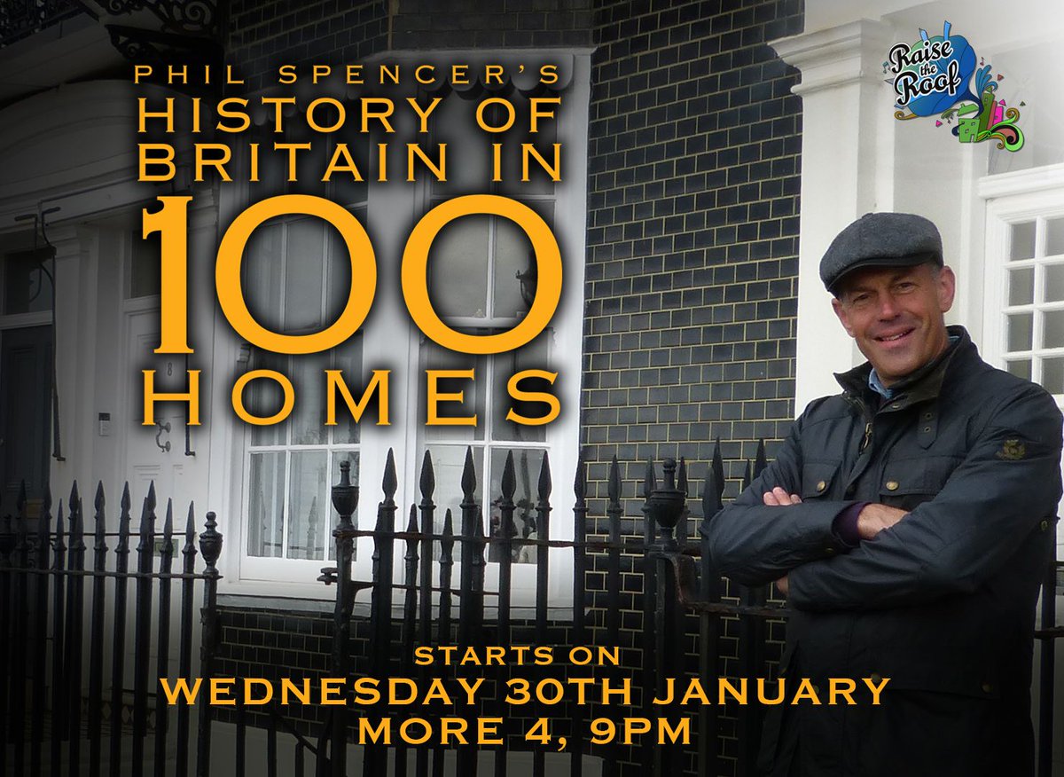 Any history-lovers around? 
My brand-new series 'History of Britain in 100 Homes' kicks off on Wednesday at 9pm on More 4! <a href="/More4Tweets/">More4</a> <a href="/RTRPGlasgow/">Raise the Roof</a> 

#100Homes