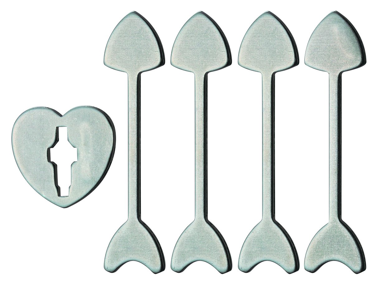 UniversityGames's tweet photo. NEW! Our 1st new #HANAYAMA #CASTPUZZLE for 2019, #ARROWS, has arrived - and just in time for #ValentinesDay! Designed with 4 arrows stuck in a heart, is it #love, or a prank by #Cupid? Level 3 (of 6).
https://t.co/FkxV0x3240
#BePuzzled #CastPuzzles #ValentinesDayGift #Valentine https://t.co/BlEgHEznns