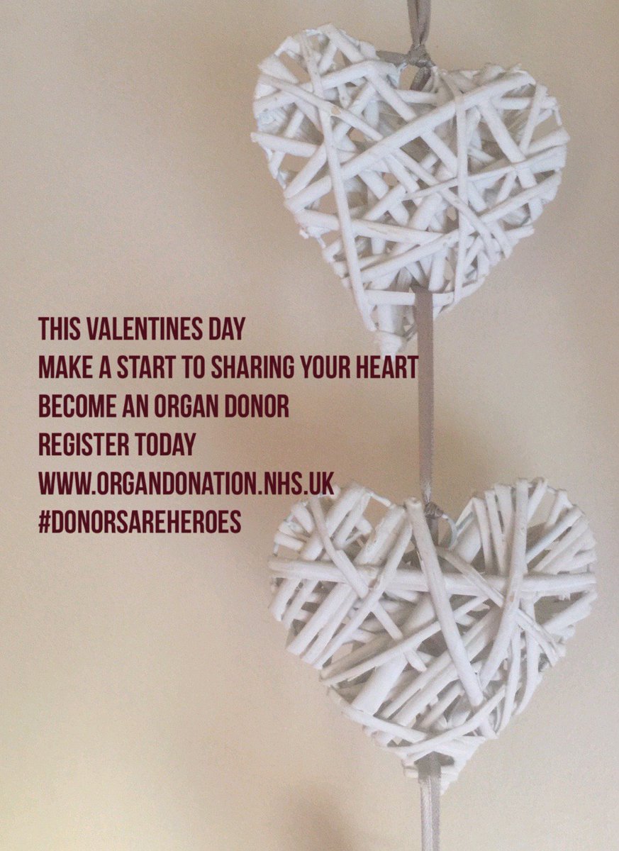 OnShells's tweet photo. With just over two weeks to #ValentinesDay make a start to sharing your #heart, and other organs, by signing up to the #organdonor register #savealife look into #organdonation and then #shareyourwishes with your family, all  #donorsareheroes https://t.co/W99zUWfPXL