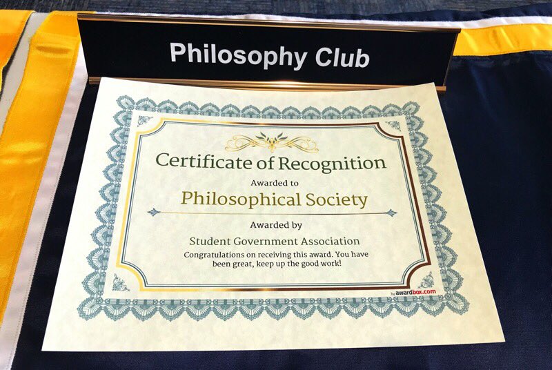 SJCPhiClub's tweet photo. Thank you to @SJCSGA for naming us one of the three cub highlights! Congratulations to the Peer Health Educators and Matrix Club as well! We hope to continue the hard work this semester and in future semesters to keep our club as fun and active for as many students as possible :) https://t.co/o2Nt2FSjtZ