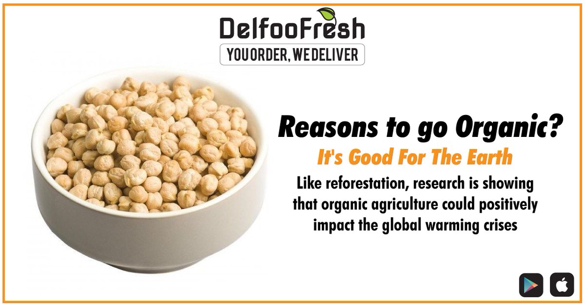 delfoofresh's tweet photo. Reasons to go Organic?
It's Good For The Earth
Like reforestation, research is showing that organic agriculture could positively impact the global warming crises.
Log on to https://t.co/PfqTj6Lfgs
#Organic #DelfooFresh https://t.co/S4ULiFPmpt