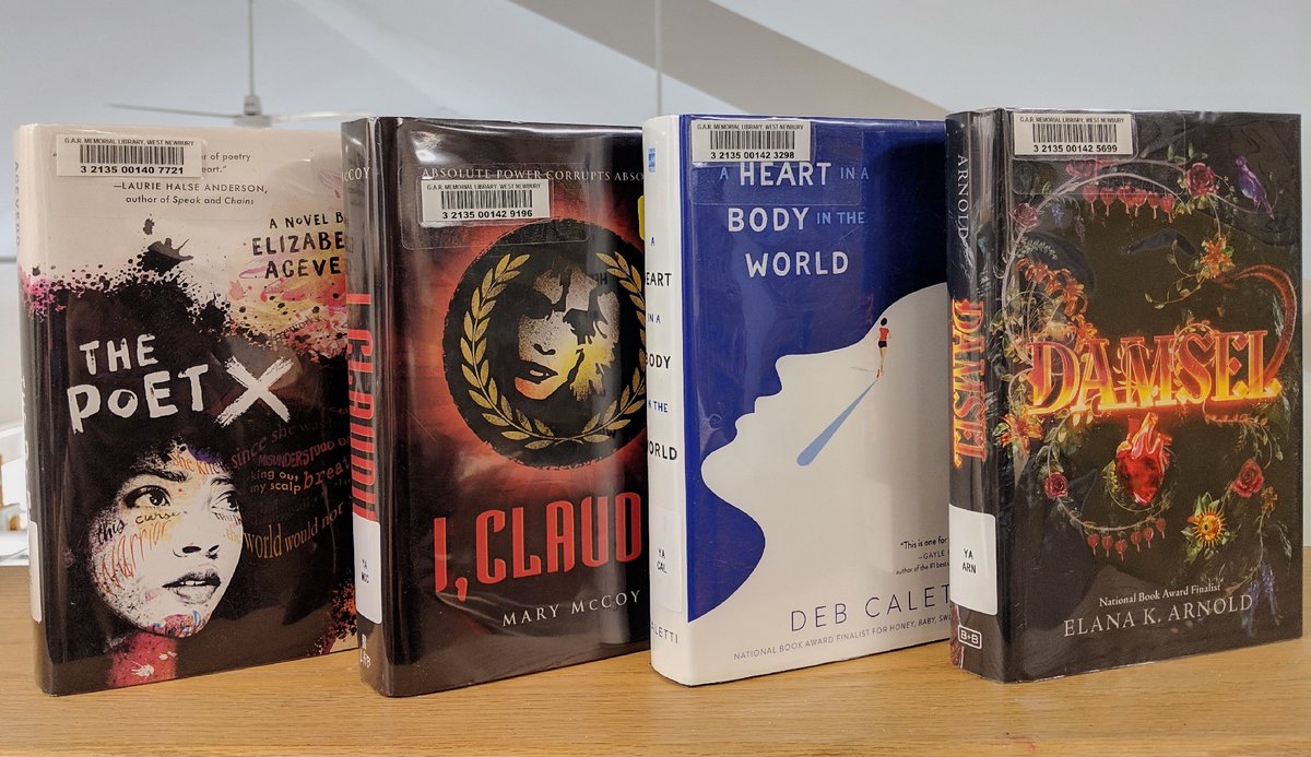 Hot off the press! We have some books in West Newbury that are brand new award winners!