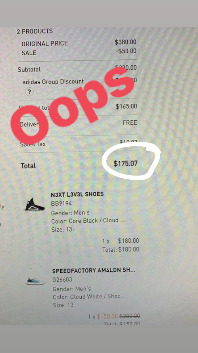 TheAgentBurgos's tweet photo. First non boost shoe I bought in a while. Very curious to see how it holds up in the 🏀court. Also my first #speedfactory shoe. Went with that color for a special reason. A great deal, couldn’t pass the opportunity. Thanks to the plug! 🙌🏽 #n3xtL3V3L #adidas #Am4Ldn https://t.co/3M6rVIV25r