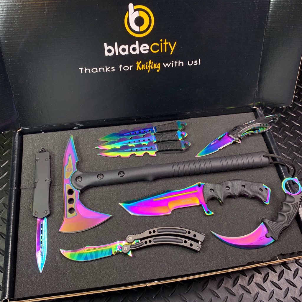 BladeCityKnives's tweet photo. Which set are you taking?? 

RT for a chance to WIN one... https://t.co/6a4wtvkx2k