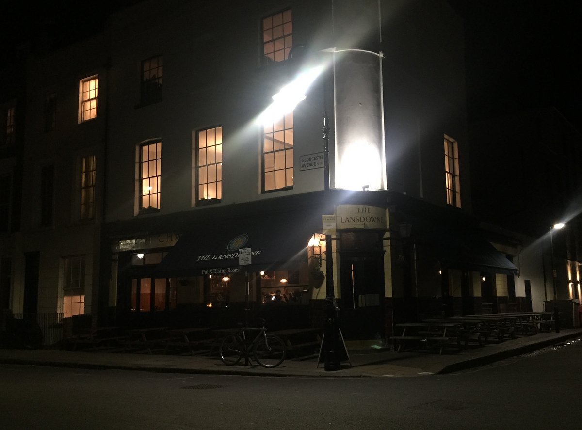 After a month or so of refurbishment The Landsdowne pub re-opened today. The good news is that its almost, but not quite, entirely like how it was before - just a bit more polished. It still has great pizzas, also slightly revised. Good to have you back! #PrimroseHill #pubs