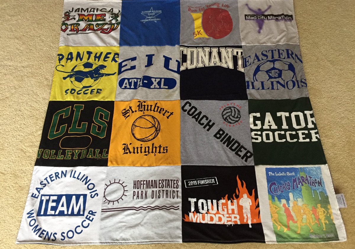 Well done ⁦⁦<a href="/ProjectRepat/">Project Repat</a>⁩ - thank you for putting some of my favorite memories into this super cozy quilt ... it will sure get plenty of use during this Midwest cold spell!