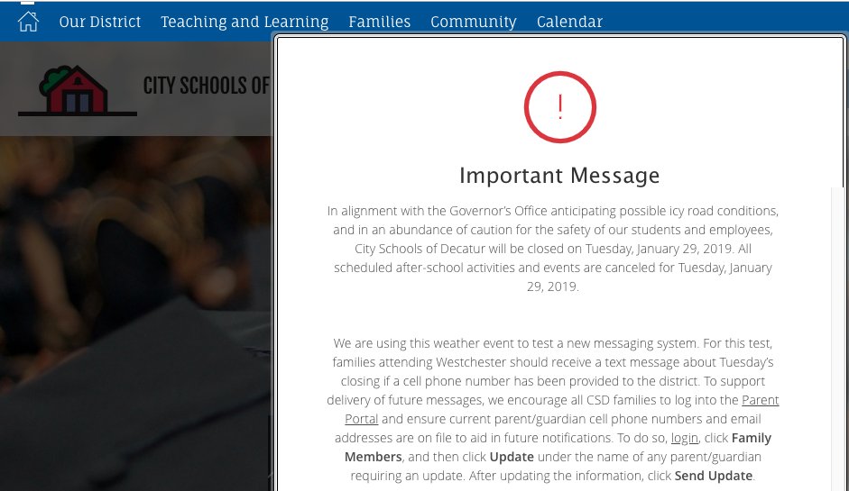 TMT_Chamblee's tweet photo. Inclement weather in Decatur #noschool https://t.co/iPU233z13g