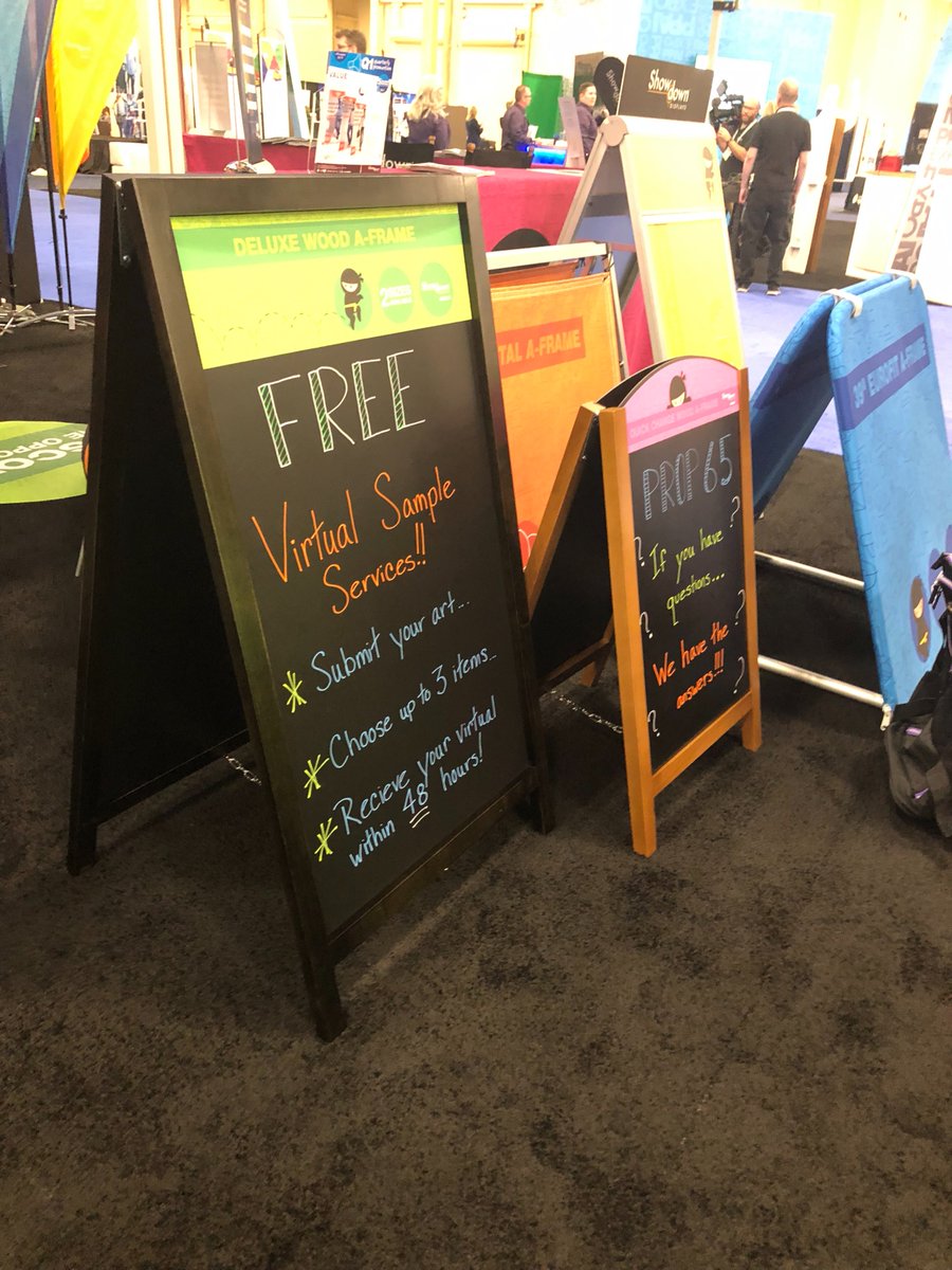 undrcvrprinter's tweet photo. Sign, sign, everywhere a sign - with custom graphics and chalkboard combo! #newfor2019 #whatshotwhatsnot #undercoverprinter https://t.co/9bfODqm33i