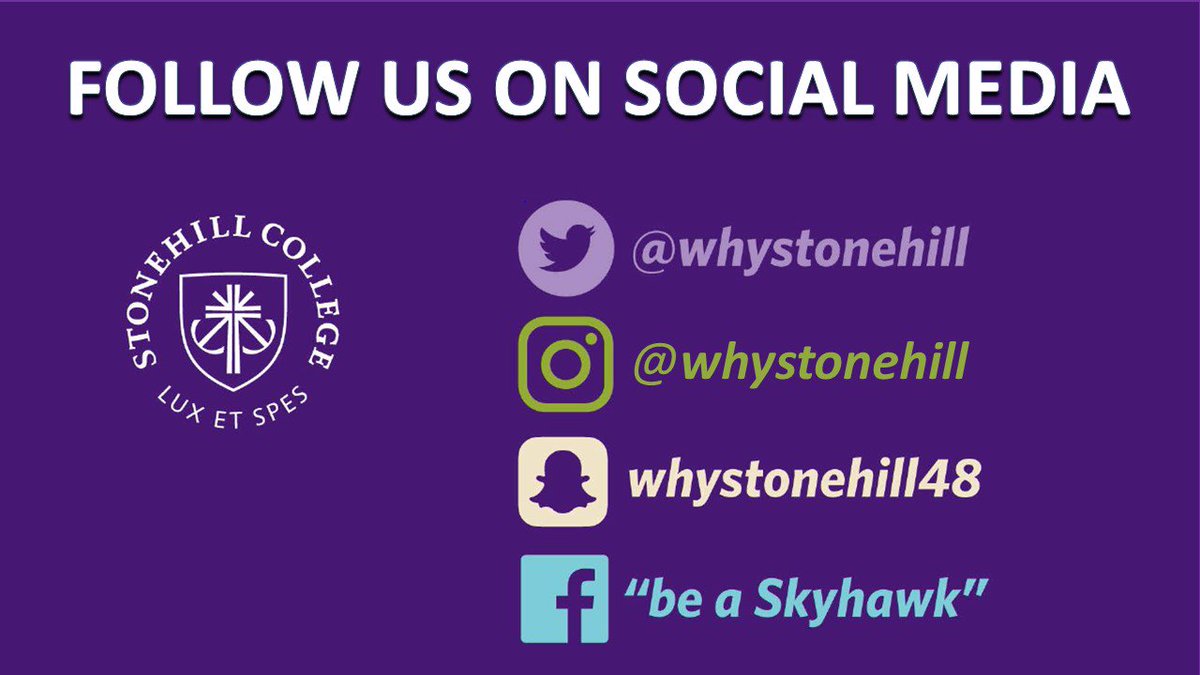 WhyStonehill's tweet photo. Be sure to follow our other social media accounts for everything from updates on what is happening on campus to spotlights on our amazing Stonehill students and alumni!

#WhyStonehill #Stonehill2023 https://t.co/6bZMkWuBTA